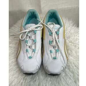 Puma Cell White/ Blue Golf Trainer Shoes Sneakers 181366 13 Woman’s Size 6.5